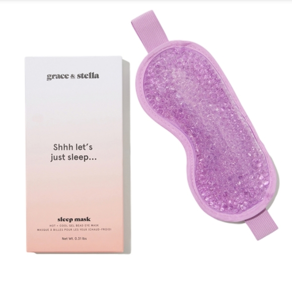 2/$30! GRACE & STELLA Hot + Cool Gel Bead Sleep Mask - Picture 1 of 5